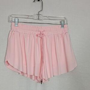 NWY Daybreak Ice Pink Flutter Short Women's Size Small Workout Athleisure Summer